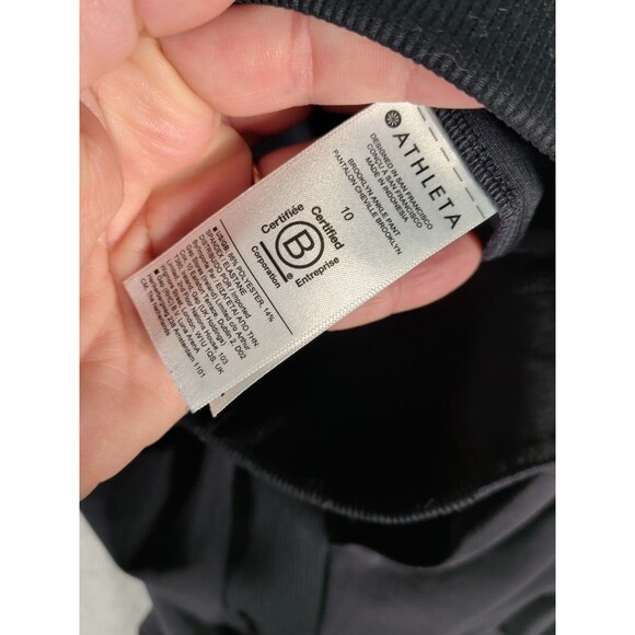 Athleta Brooklyn Mid Rise Ankle Pant Black Size 10 - Picture 7 of 8